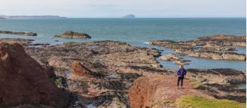 Walking the Dunbar Cliff Top Trail on the John Muir Way. | Kenny Lam